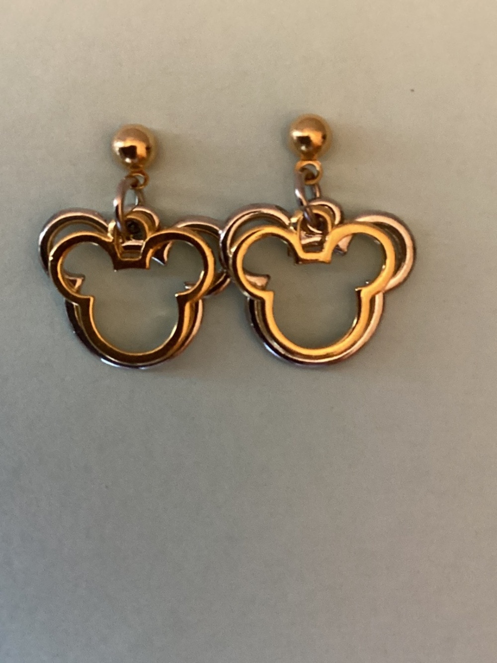Vintage Mickey Mouse post earrings - Picture 3 of 5